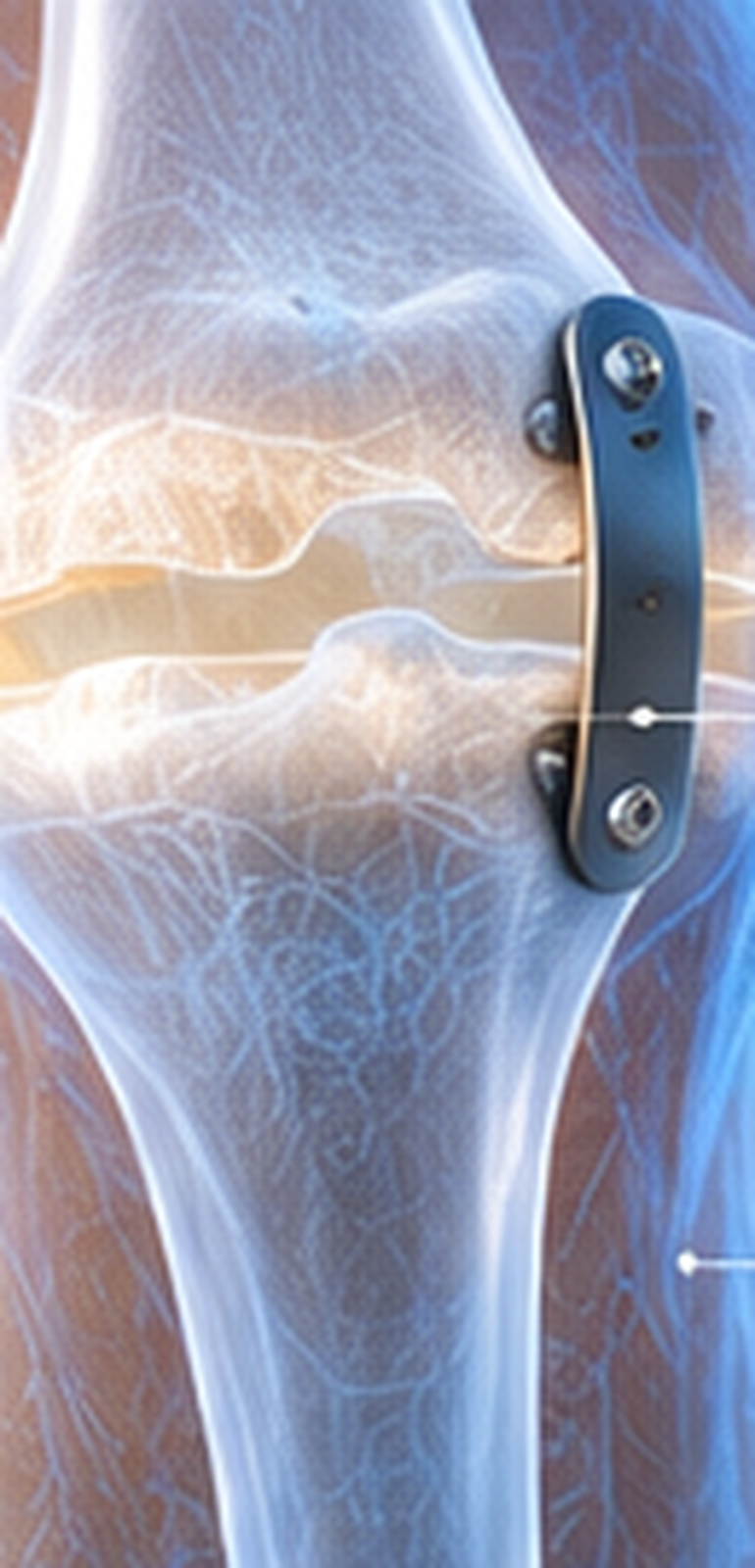 Guided growth treatment detail for pediatric deformity
