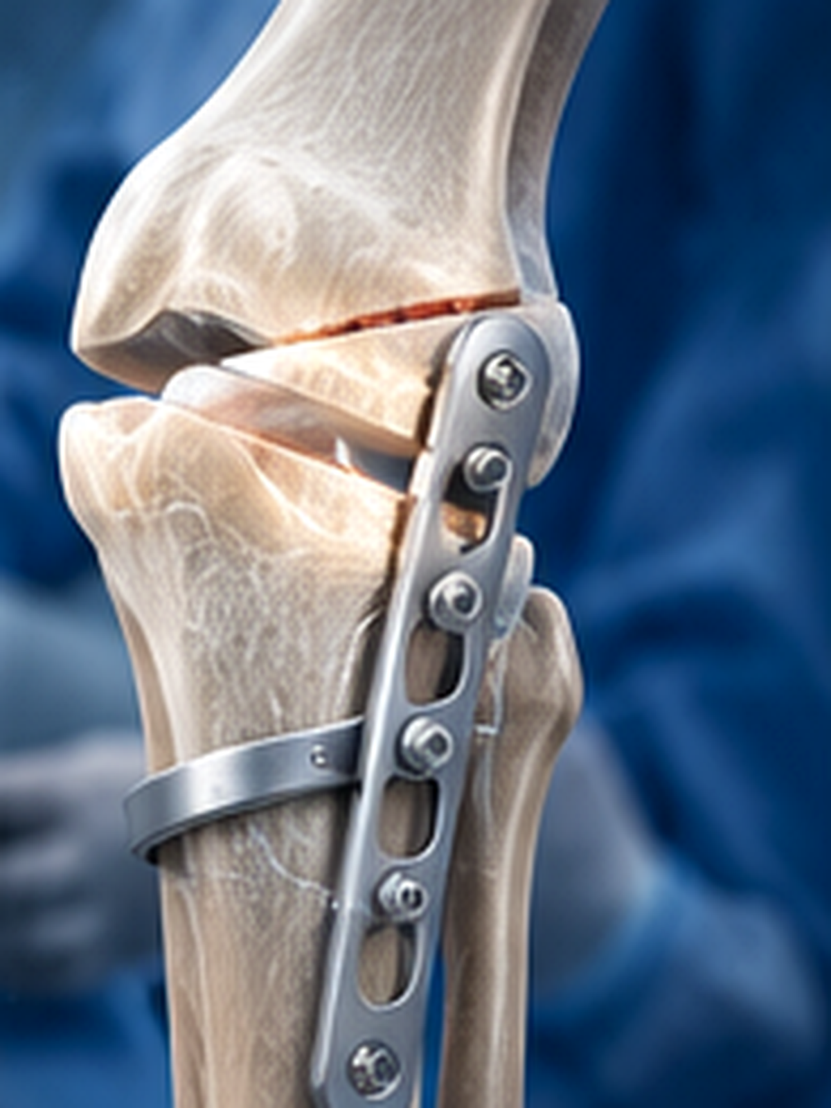 Acute deformity correction with osteotomy and internal fixation