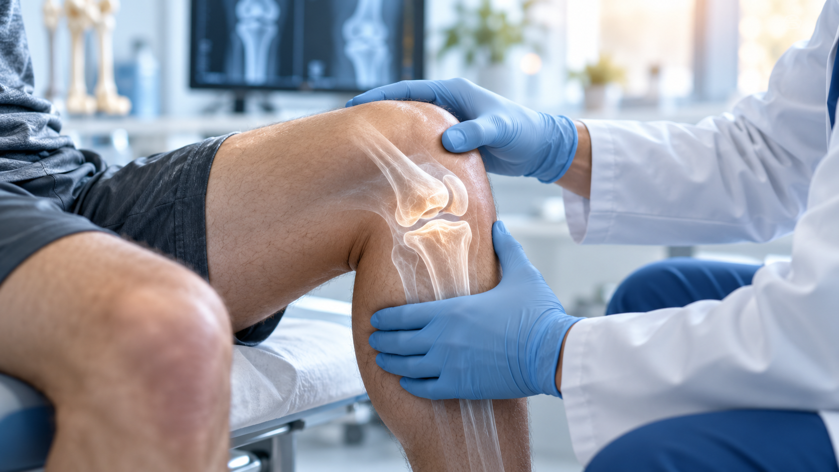 Recovery support with anatomical knee visualization