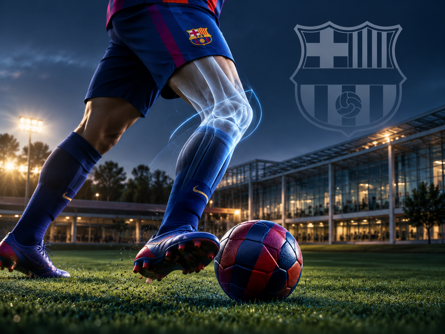 Football performance and INDIBA rehabilitation visual