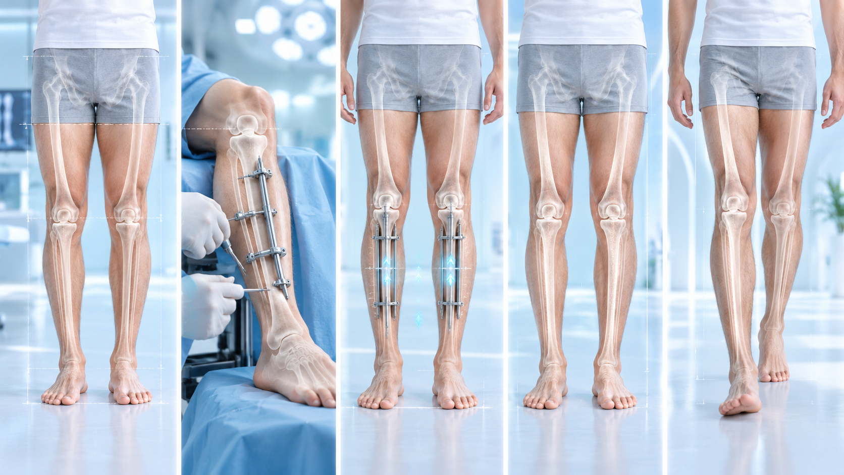 Cosmetic limb lengthening journey from planning to recovery