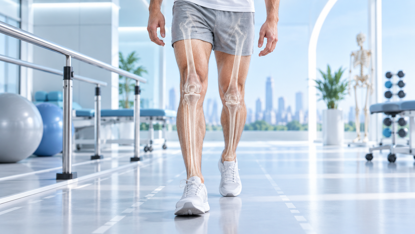 Walking rehabilitation after cosmetic limb lengthening