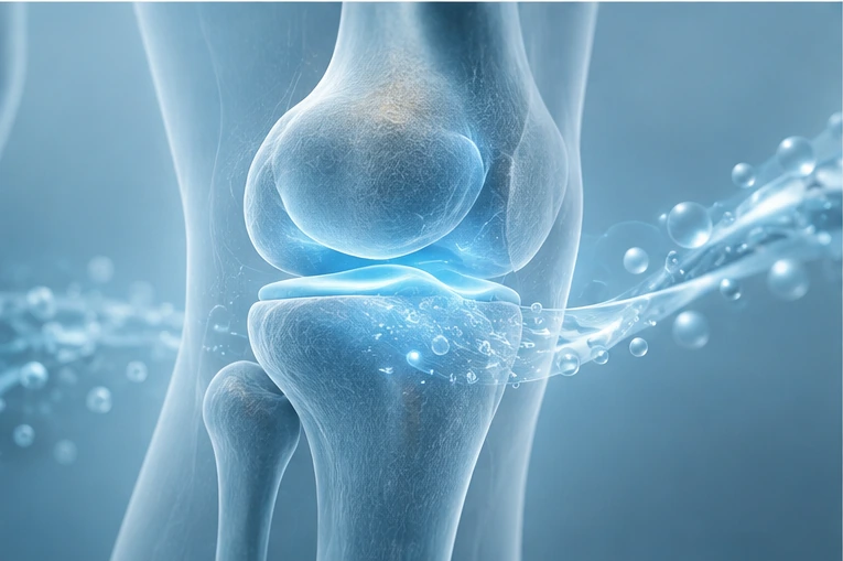 Knee joint lubrication concept